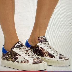 Golden Goose High Star Snake Embossed Sneaker